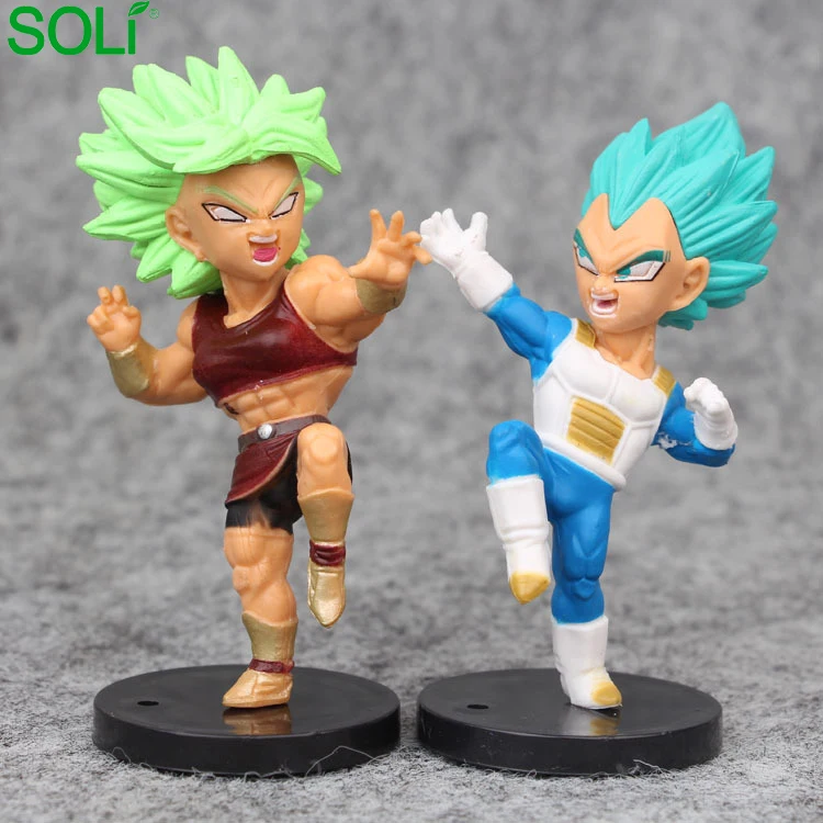 7.5cm Mini figurine set toy cartoon Saiyan goku super saiyan dragon anime
