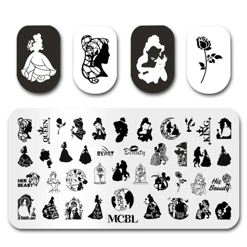 Новый дизайн ногтей художественная печать стальная пластина OEM шаблон завод оптовая продажа