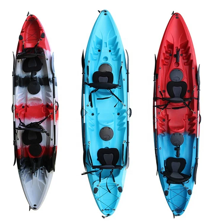 2+1 Good after-sales service fishing ocean kayak, kayak model for sale