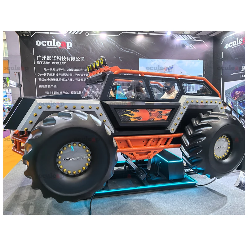 VR Game Machine Supplier 2025 New VR Racing Simulator Off Road Vehicle Arcade Gaming Virtual Reality Dynamic Shooting Simulator