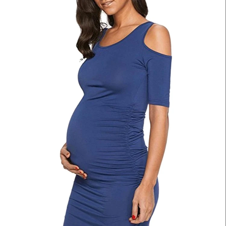 Европейская мода для беременных для женщин короткий рукав хлопок Высокое качество Новые дизайн оптовая продажа длинные плюс эластичные
