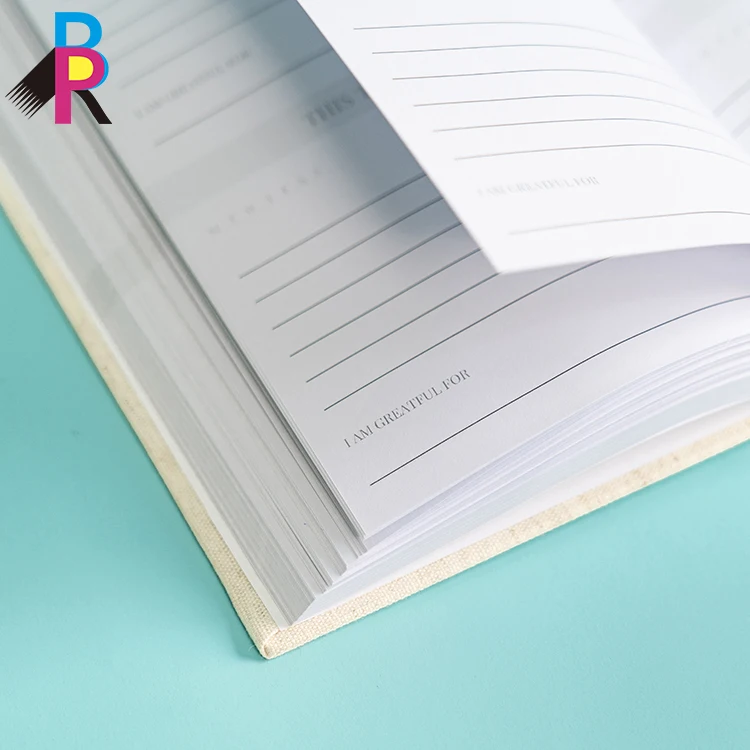 Logo Customized Journal Manufacturers Custom Hardback Blank Paper Journal Notebook