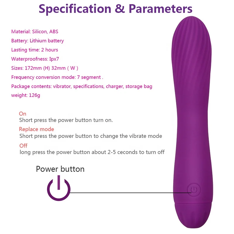 
wholesale charging G-spot vibrator female masturbation massage AV Silicone vibrator 