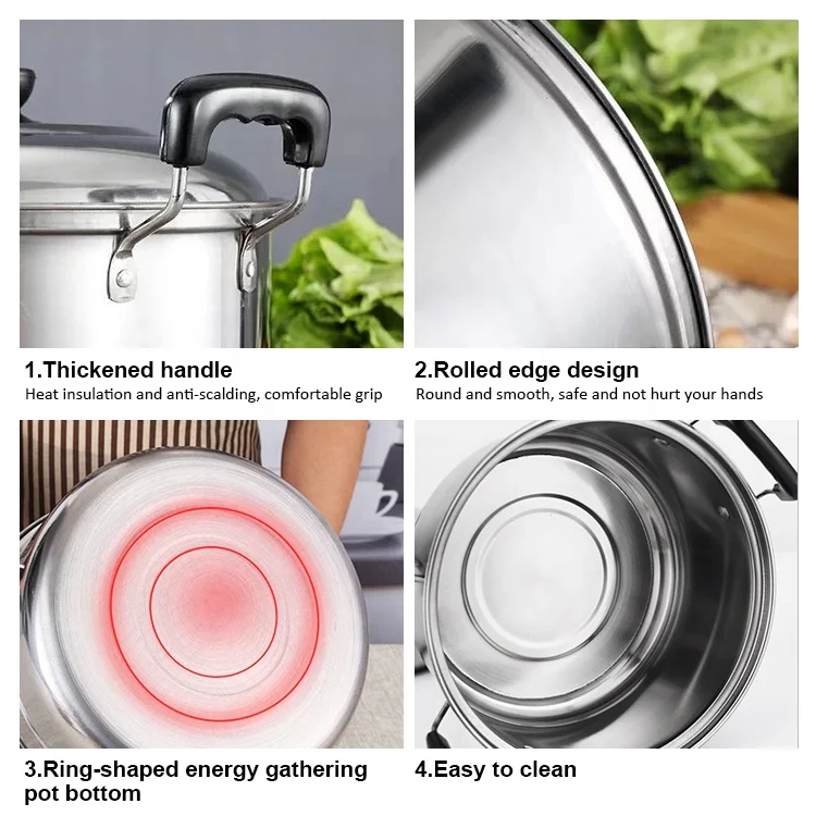 Shopee Hot продажа низкая цена 10 штук кухонная посуда caserole комплект кастрюлю набор наборы посуды из нержавеющей