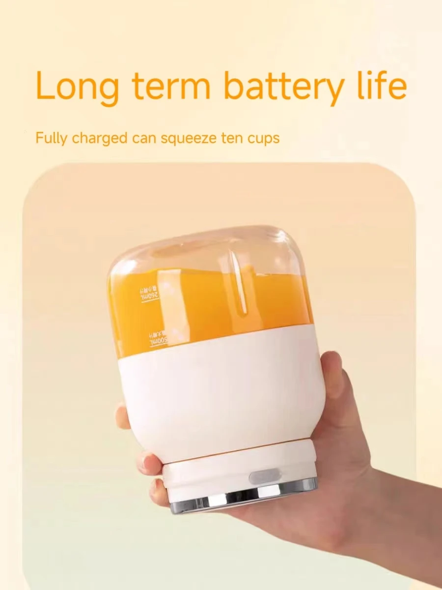 Portable 1100ml Electric Juice Cup Mini Multifunctional USB Juicer Stainless Steel Blade Waterproof Outdoor Chopping