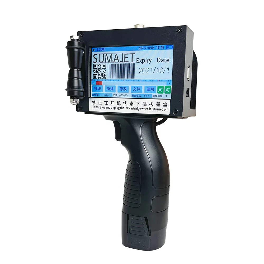 2023 Cheap Price Industrial Batch Printing Machine Handheld Portable Thermal TIJ Inkjet Printer Provided Hot Product 2022 12.7mm