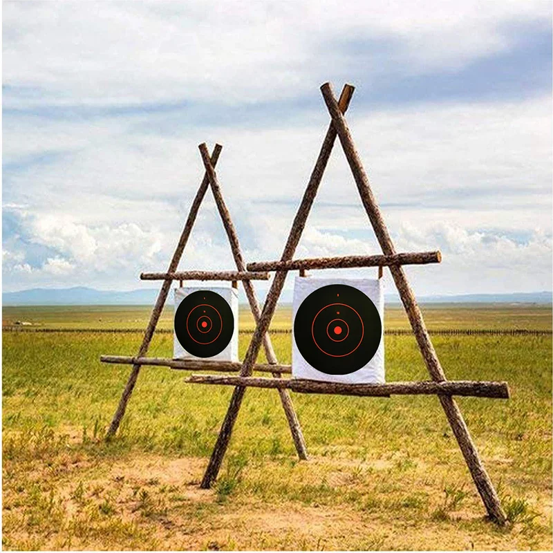 43*43 cm Enlarged Version of Splash Shooting Hall Bow And Arrow Slingshot Competition Long-distance Visual Target Paper