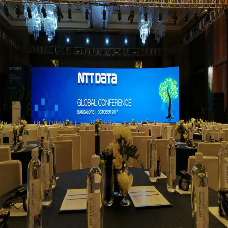 Indoor P4.81 Full Color Rental LED Screen Display  Best New HD Stage Publicity Cabinet Fully Customizable Interface Advertising