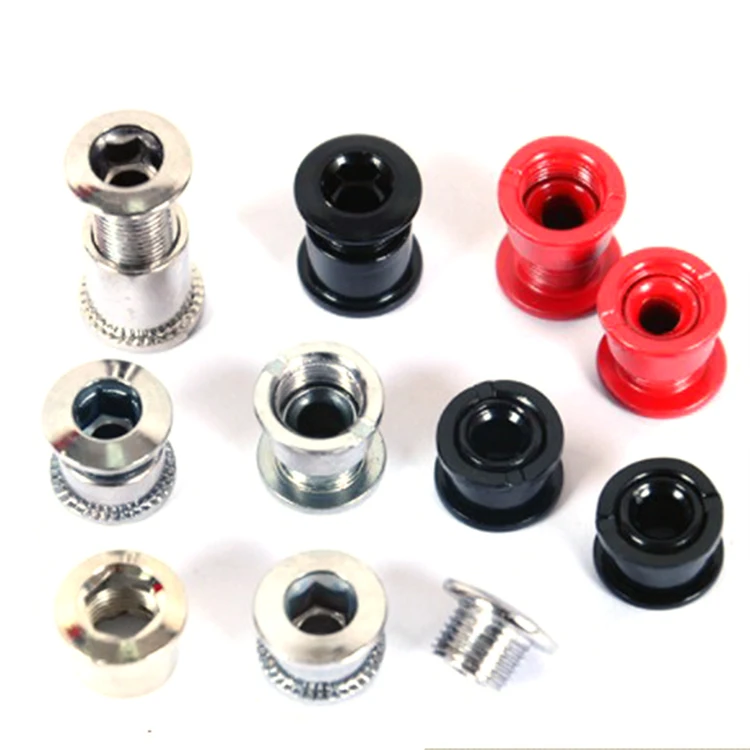 crankset screw Bicycle Chain Ring Wheel Bolt Road MTB Bicycle Disc Screws for Crankset Bolt Single Disc Crank Nut