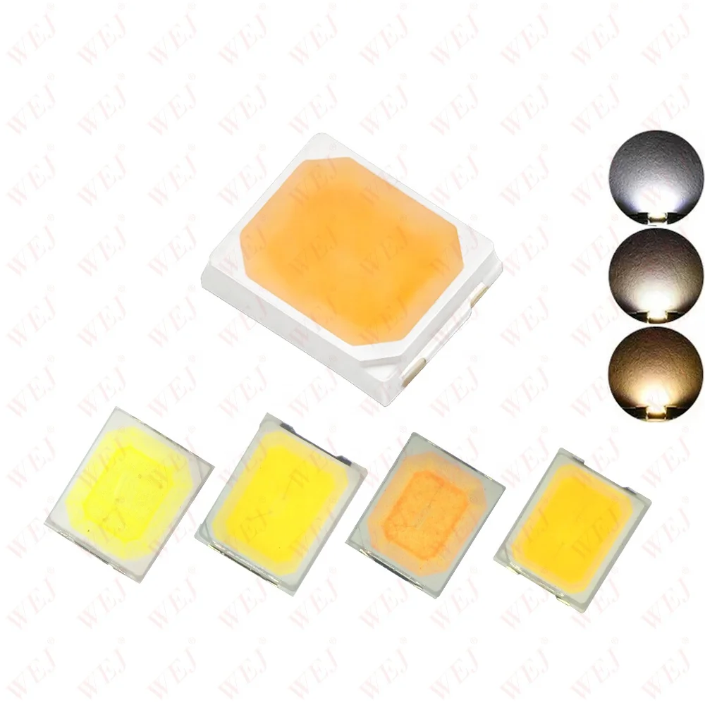 High Lumen 0.2W 0.5W 1W 3V 6V 9V SMD 2835 LED Chip With LED Strip Lights 2835 6V 1W SMD LED