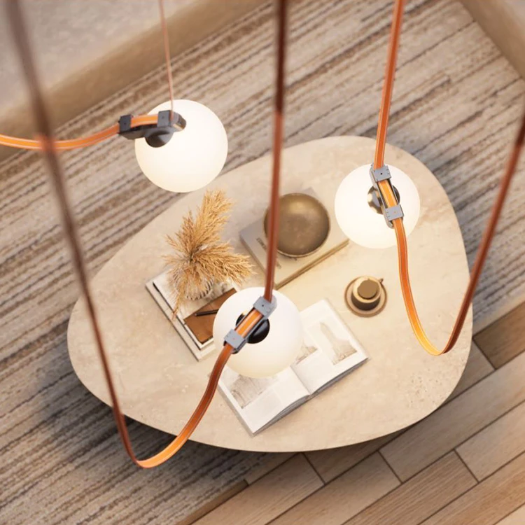 48V Led Flexible Magnetic Track Light Adjustable Flexible Belt Track Lights  Dimmable Led Flexible Belt Magnetic Track Light