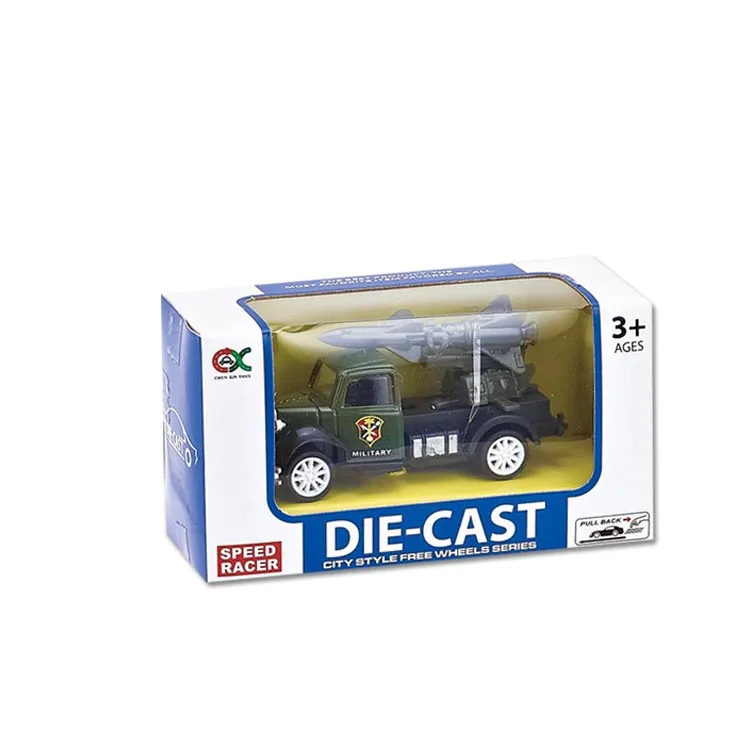 1:55 Children new design diecast military vehicle model small metal  military pullback toy car