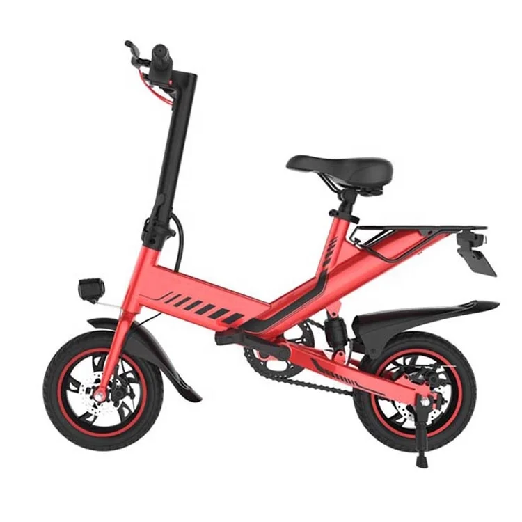 Easy carry mini folding e-bike with adjust saddle aluminum alloy frame for both men and women
