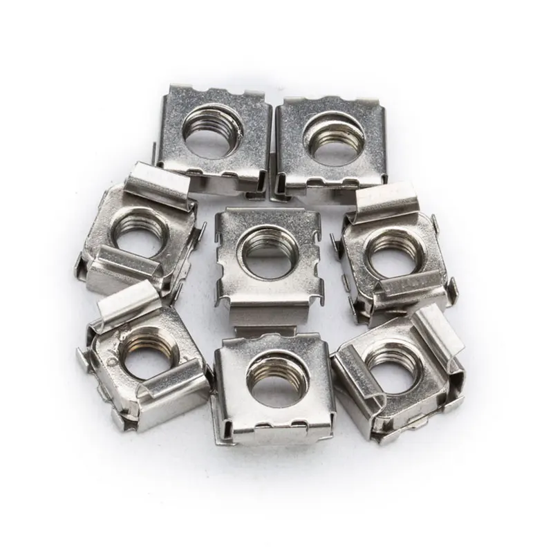 M1.6 M2 M4 M5 18-8 Stainless Steel Super Duplex SS 2205 2207 Plain Polished Cage Nut Square Fasteners
