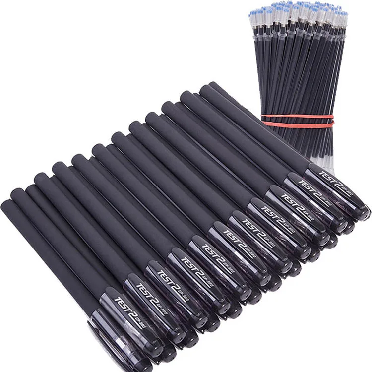 
0.5mm Plastic Frosted Gel Pens High Quality Cheap Pens Promotional Pens Set 