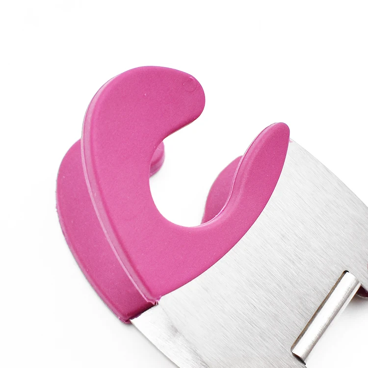 Food grade reusable anti-scald stainless steel pot edge clip silicone bracket spoon rack kitchen tools