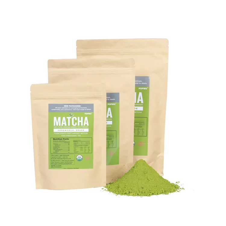 Food Safety Certification Matcha Green Tea Powder Bulk Health Matcha Green Tea Powder Organic