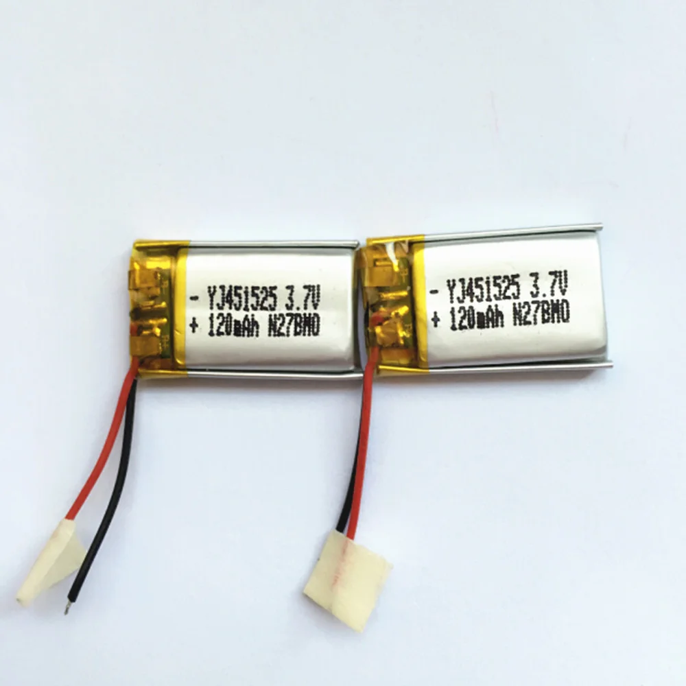 Small polymer battery 3.7V 120mAh 451525 battery for gps tracker
