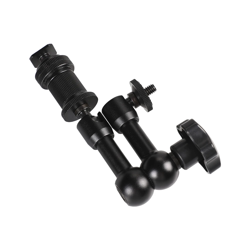 Jinyu 7' Magic Arm Articulated Adjustable Friction Arm with Hot Shoe Mount for Camera Rig Monitor LED Lights