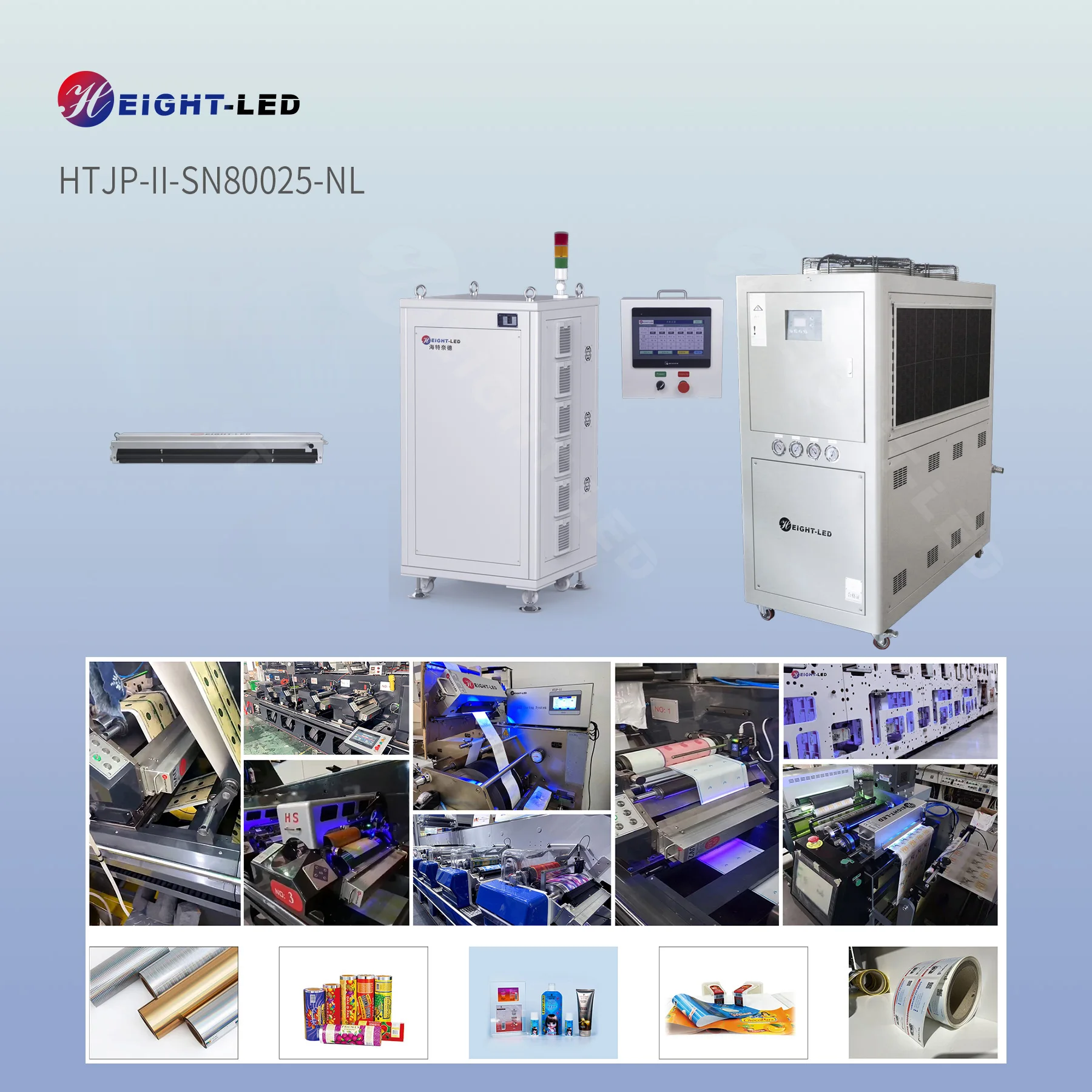 Modular UV LED Curing Source with Width Control for Reliable Flexo Printing