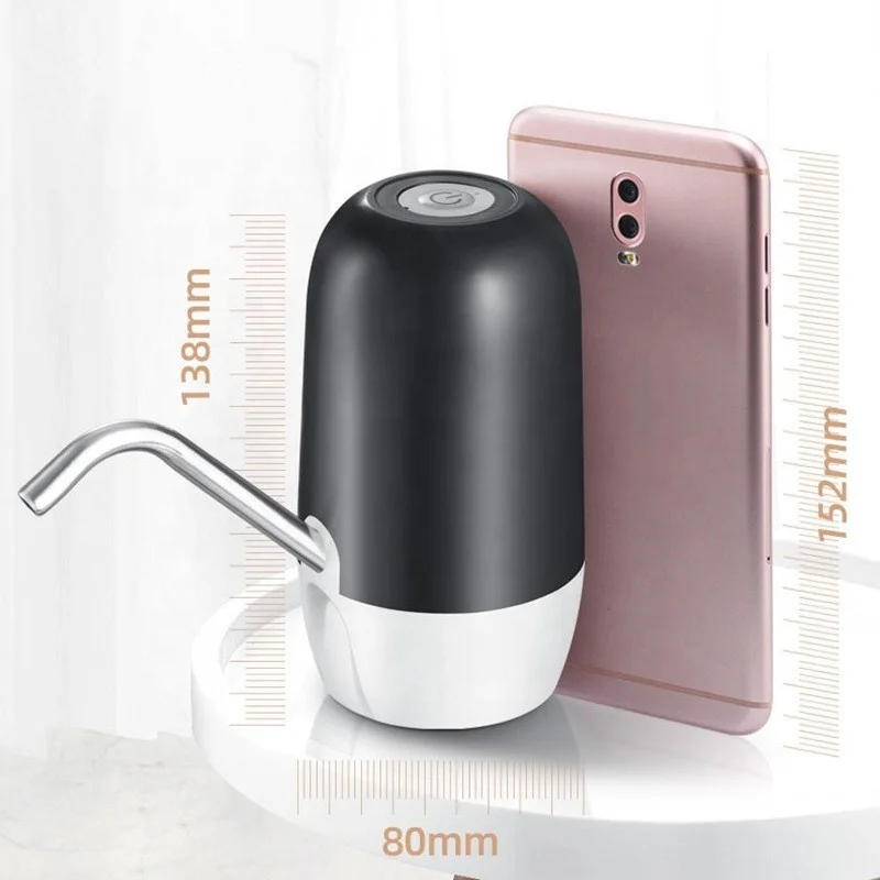 Smart Wireless USB Rechargeable Mini Electric Water Dispenser Portable Automatic Plastic Housing for Household Car Outdoor Use