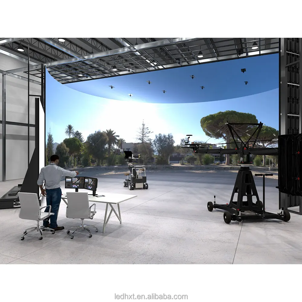 7680hz VFX XR Studio Led Screen Unreal Engine 3D VR Immersive Stage Full Color led Display Indoor P2.604Virtual Production Led