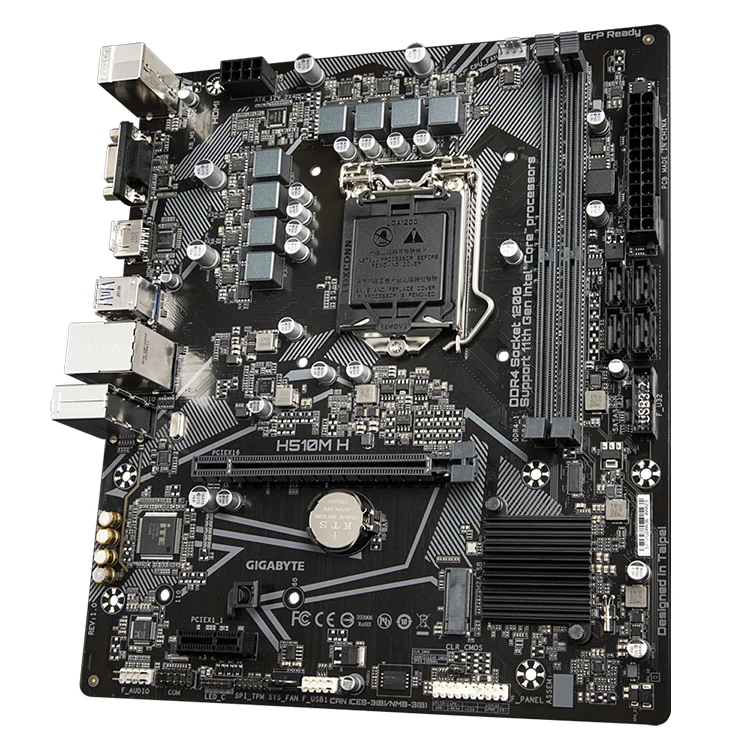 New board for GIGABYTE H510M H Motherboard . 11th and 10th Gen Intel Core Series Processors For LGA 1200 Socket 64G DDR4