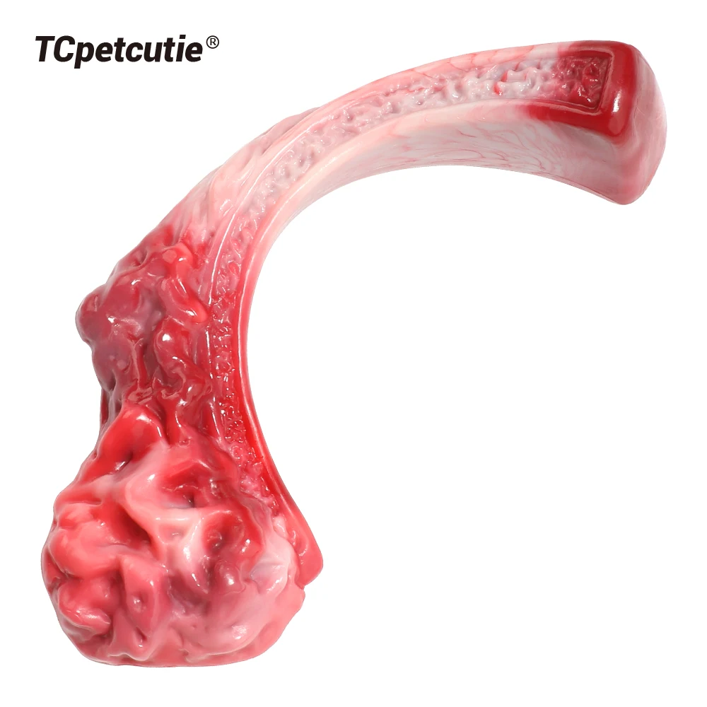 2023 New Arrivals Tomahawk Steak Shape Pet Dog Bone Molar Chew Toy for Aggressive Chewers Large Breed Clean Teeth