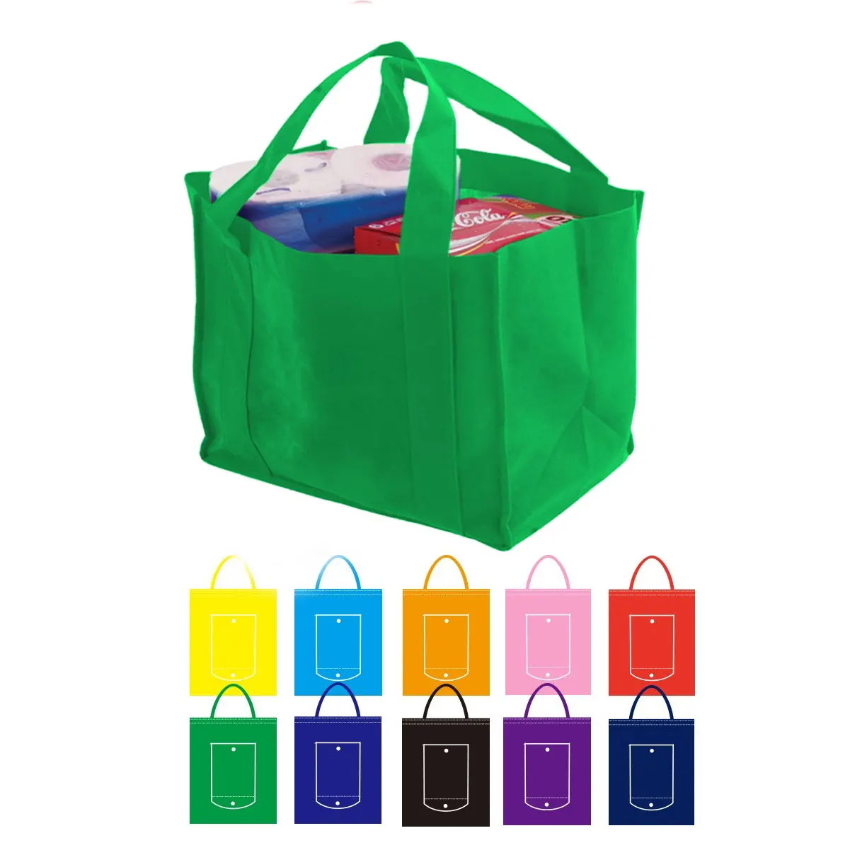 Hot Sell Product Eco-friendly Quilt Storage Rpet Non Woven Grocery Bag Reusable Pp Laminated Non-woven Shopping Bags With Logos