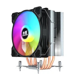 SNOWMAN Popular ARGB  4 Heat Pipes cpu cooler PWM 4 Pin  PC cooler  Intel AMD LGA 1700 115X AM5 AM4 CPU Cooling Fan