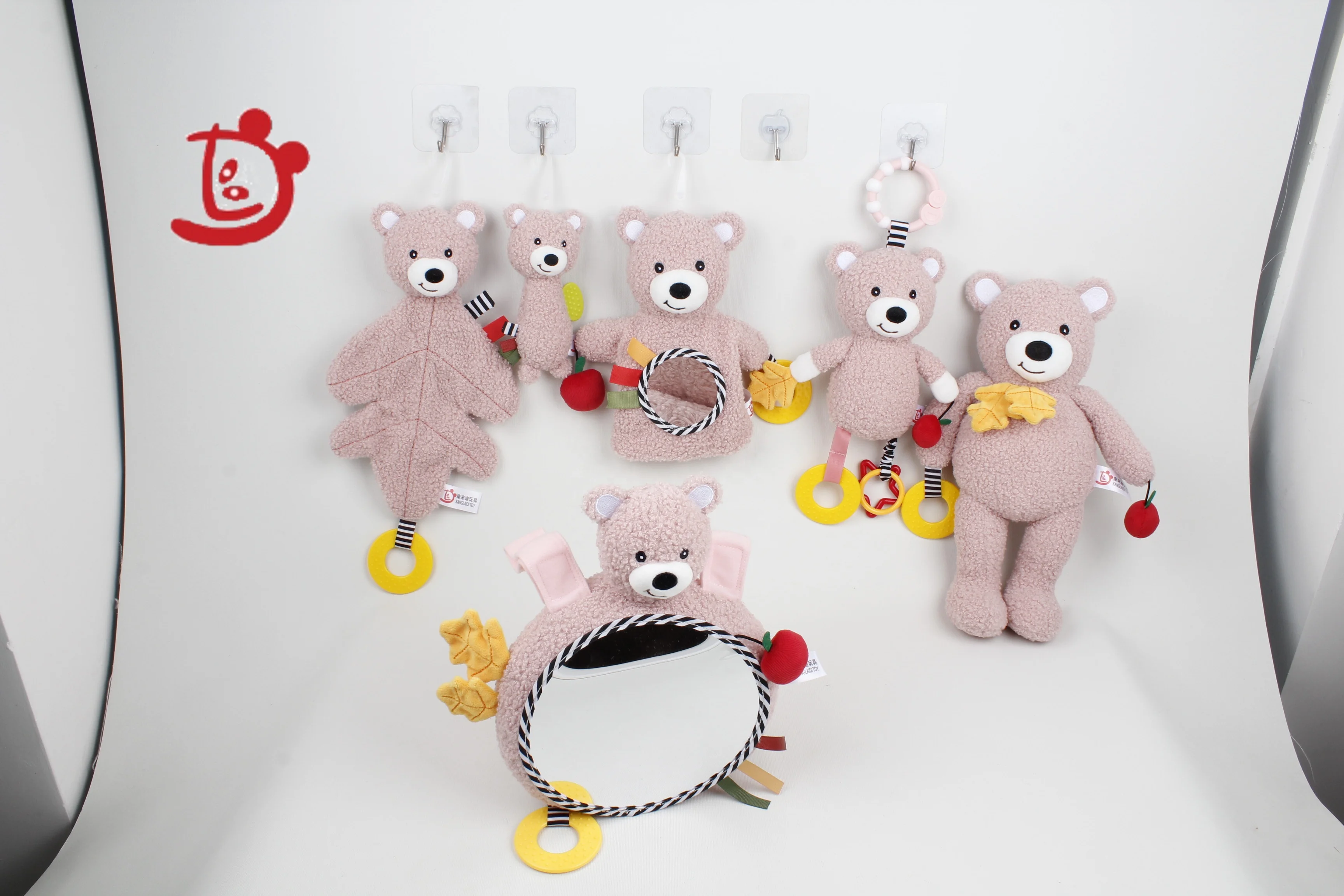 Hot sale baby hand puppet stuffed animals plush toy for kids bear hand puppet