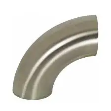 DIN SMS Standard Stainless Steel Good Polished Elbow Pipe Fitting 50 Fitting 90 Degree Tri Clamp Sanitary Elbow
