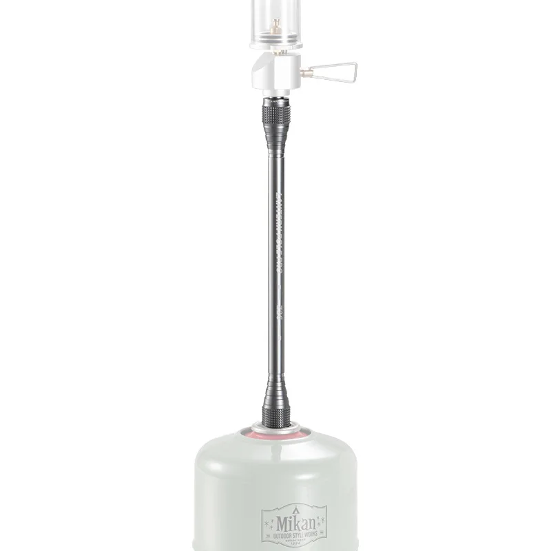 Campingmoon 23cm Gas Cartridge Tank Cylinder Gas Lamp and Gas Torch Lengthening Extent Pole