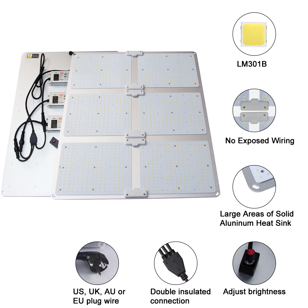  Lm301b lm301h full spectrum led grow lights sunlike 3000k 5000k 660nm 760nm ИК Затемнения комнатное растение лампы коммерческих