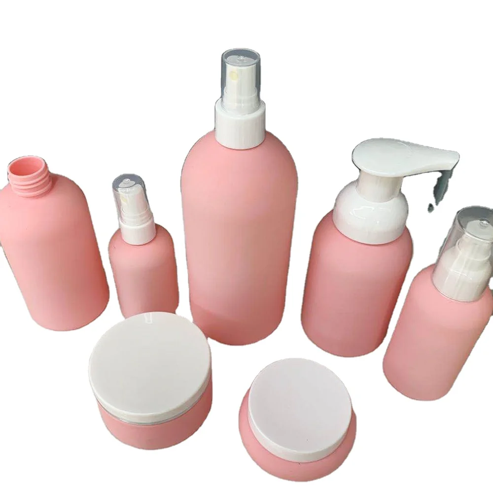 
30ml 50ml 100ml,120ml 200ml 250ml 500ml Plastic cosmetic bottle jars with lid Cream Jar bottle 