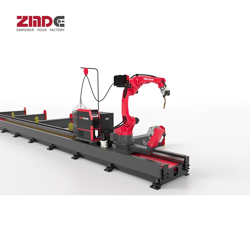 ZMDE Hot Automatic Intelligent teaching-free welding robot workstation for steel structures with high speed