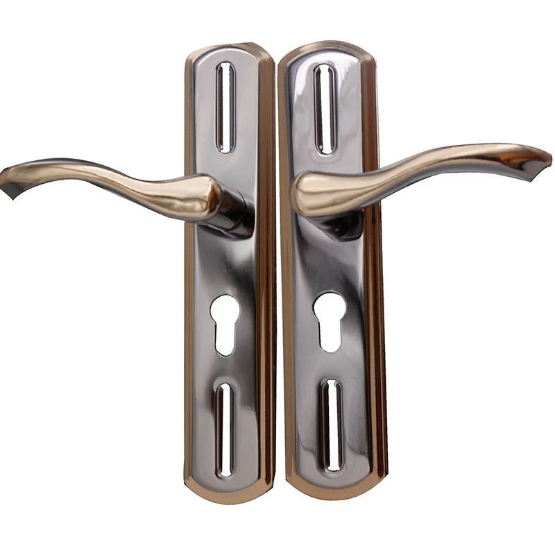 Modern Aluminum Door Handle Lock Set China Supplier  High Quality Wooden Interior Door Lock  For House