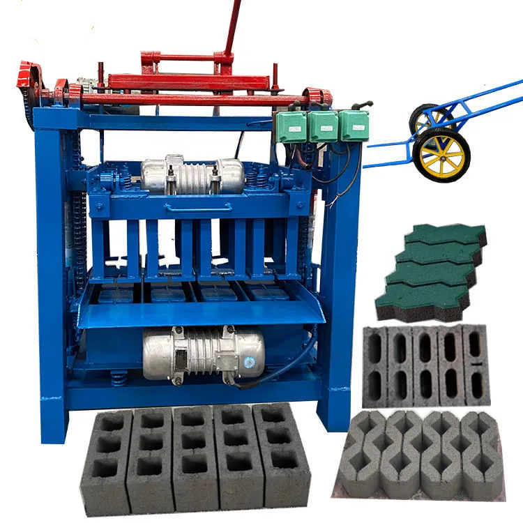 Semi-Automatic Cement Block Making Machine Manual Interlocking Brick Machine Brick Laying Machine Price