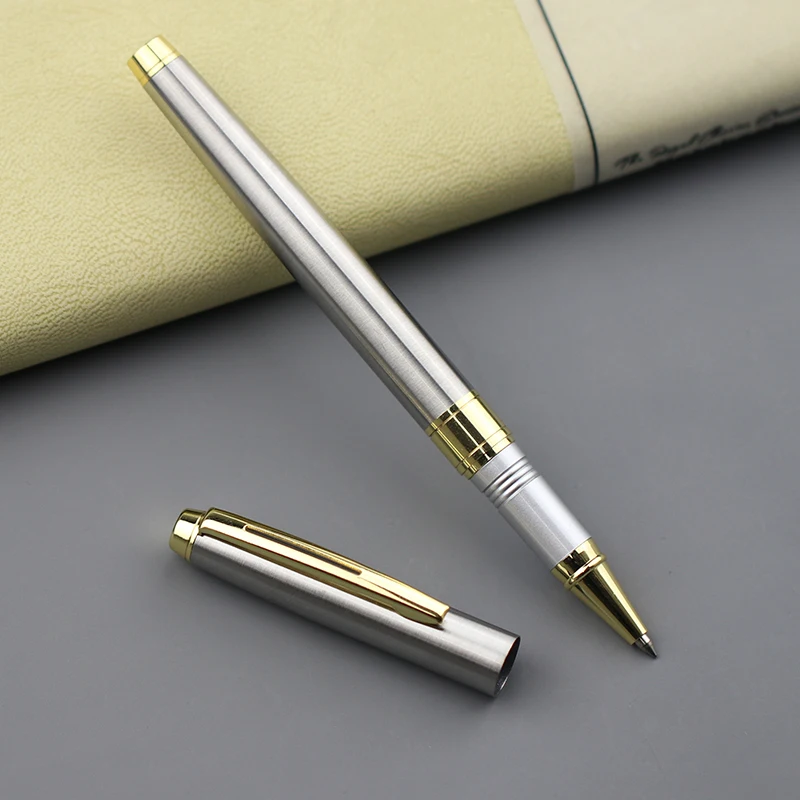 Best selling promotional gift advertising logo metal roller ball pen with logo