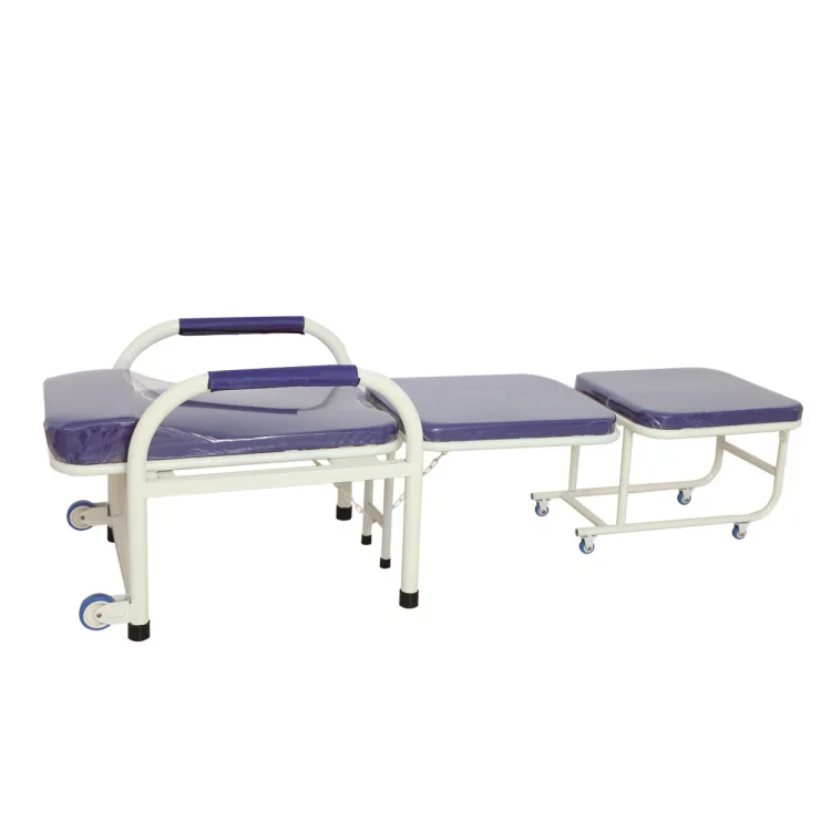 Больничное складное кресло для сопровождения с 4