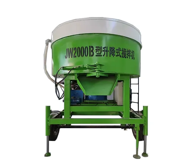 Mobile concrete mixer vertical FLat Mouth Mixer Multifunctional 1000L and 4000L Cement Mortar Pan Mixer
