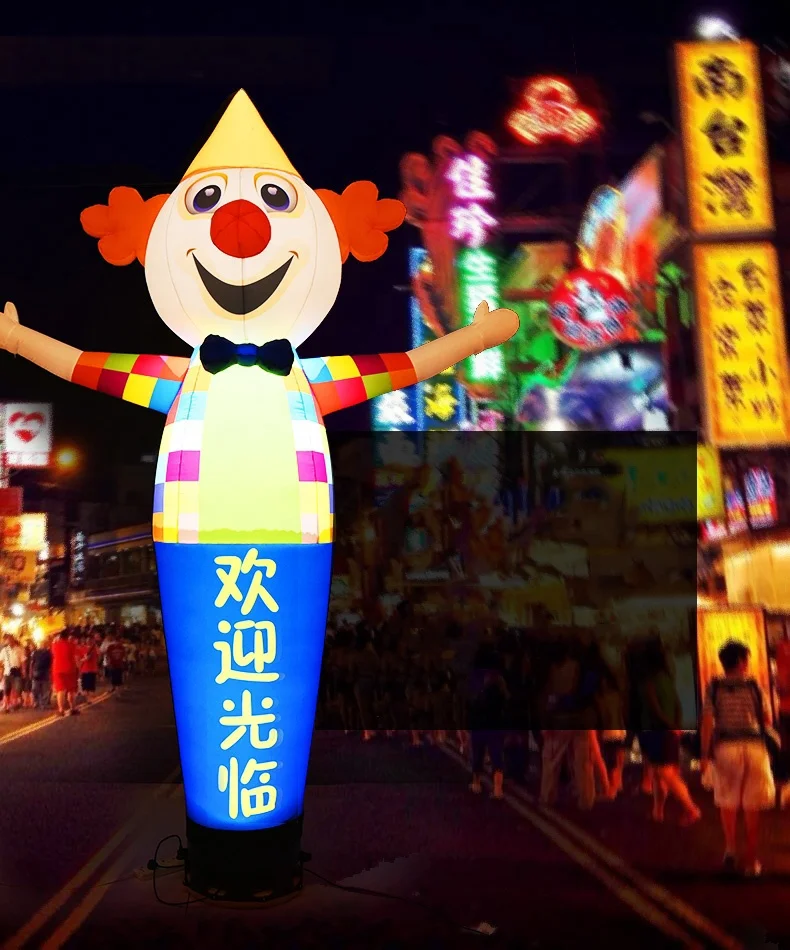 Customized advertising inflatables air dancer cartoon inflatable tube man for sale sky