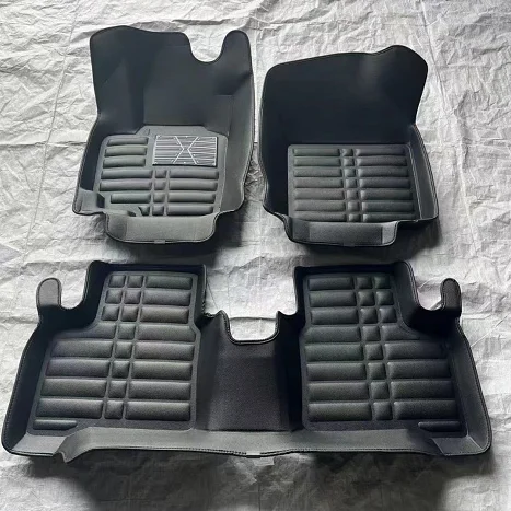 Diamond Hot Pressed New Design Pvc Leather 2 Rows Car Floor Mats High Quality Special Car Mats For Mazda CX-5  2018-2023