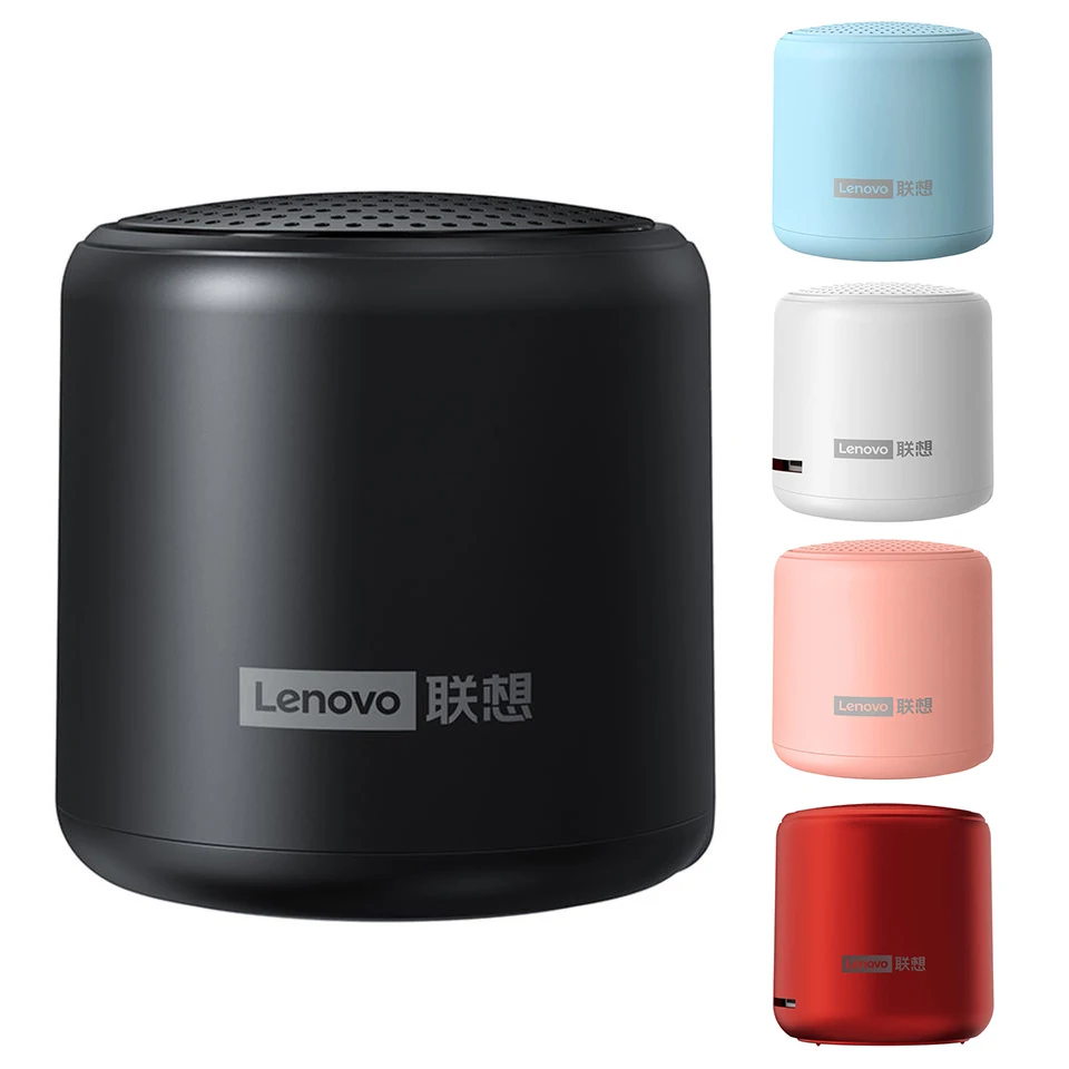 Original Lenovo L01 Portable Outdoor Surround Bass Box Wireless Bluetooth Speaker Loudspeaker Mini TWS 3D Stereo Music