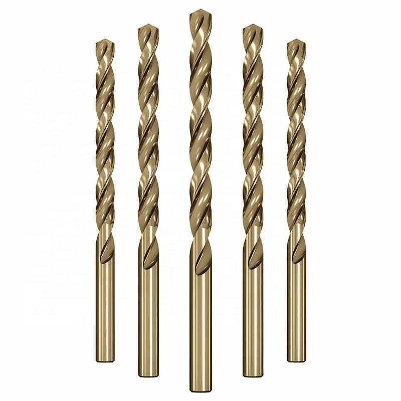 M35 Jobber Length Tungsten Carbide Twist Drill Bit with 5% cobalt Self-centering 135 Degree Split Point