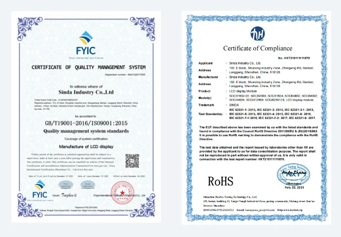 Manufacturer Hot Selling Custom cob cog character 40x4 AIP31066 IC lcd Display module TN HTN fuel dispenser With RGB Backlight