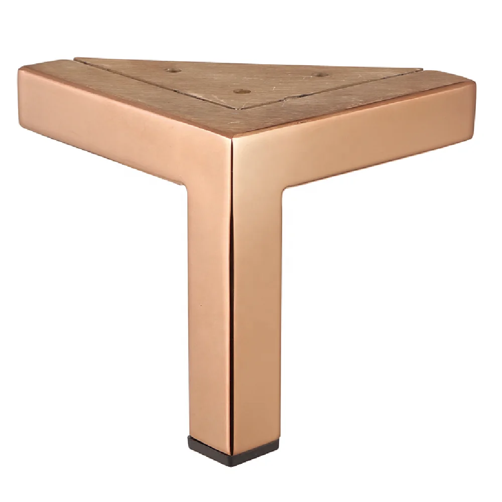 Metal Sofa Legs Furniture Replacement Leg Golden Sofa Feet Heavy Duty Triangle Cabinet Feet