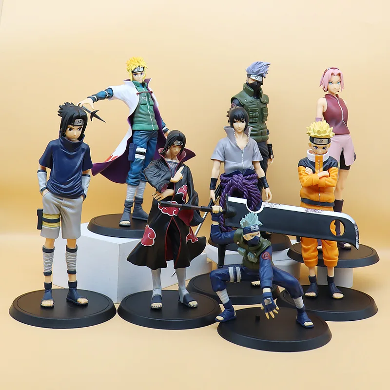 Hot Selling Anime Figure Narutoes Sasuke Kakashi Uchiha Itachi Character Model Toy Ornament Anime Action Figure