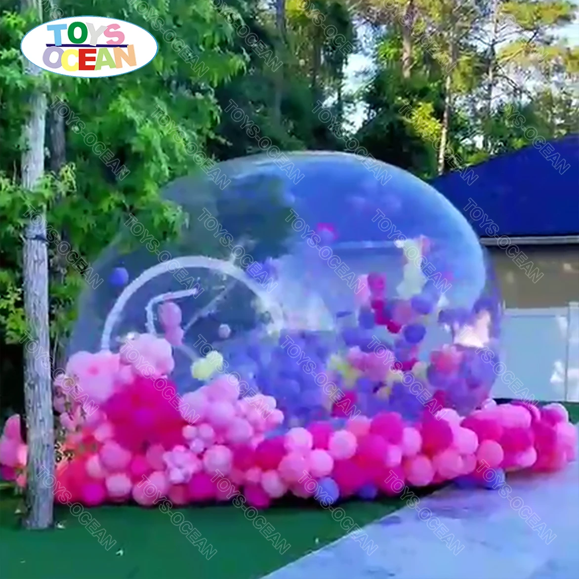 Advertising inflatable outdoor tent camping tent transparent inflatable bubble house balloon dome