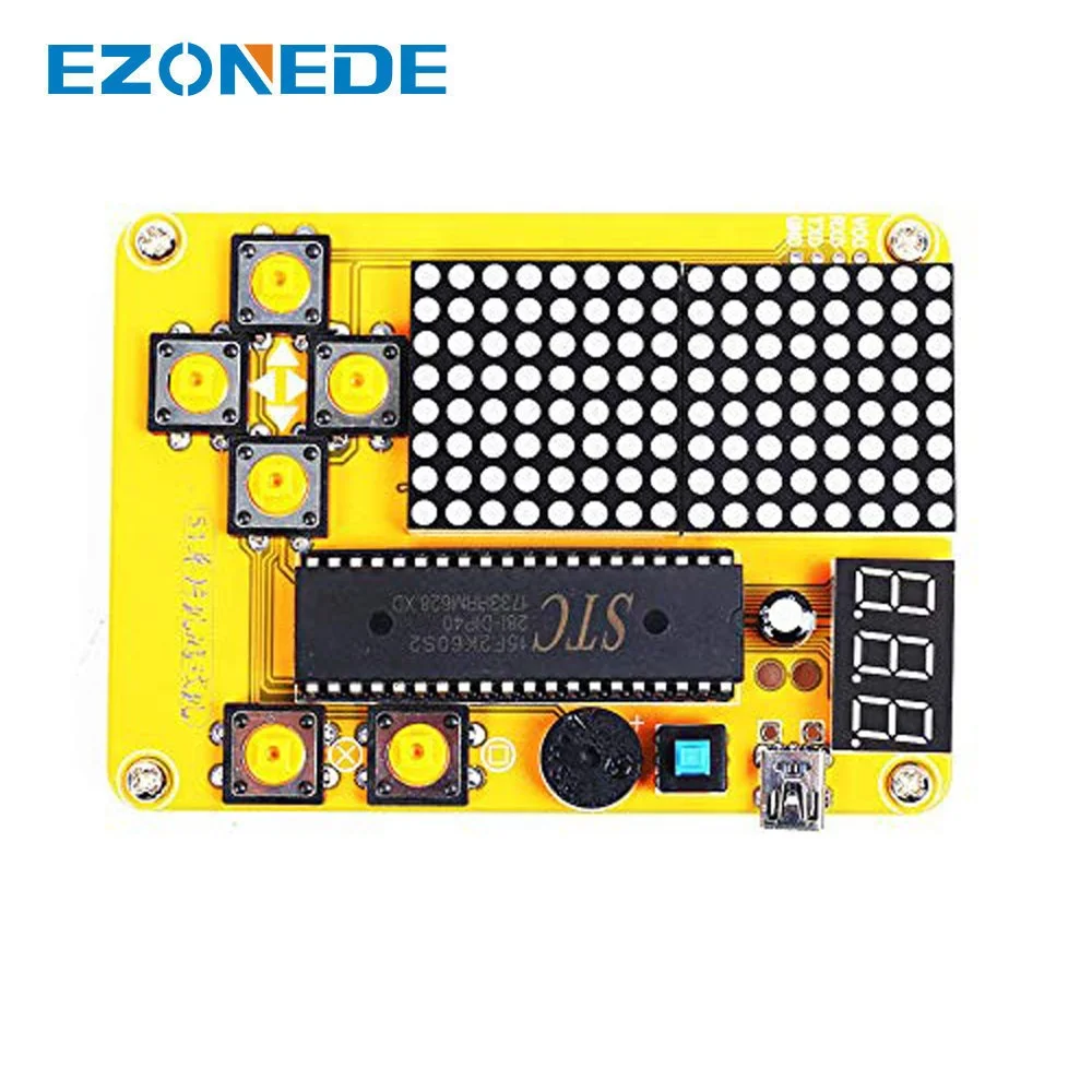 Electronic DIY Soldering Project Game Kit Retro Classic Electronic Soldering Kit Snakes/Race Cars/Space Invaders